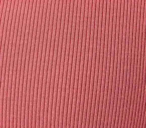 Mondetta Ribbed Short Sleeved Henley Large Scoop Neck Top Womens Salmon Pink - Picture 3 of 10